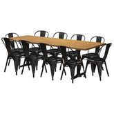 Poplar 30" x 96" Table Set - OCS-104