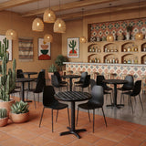 Brazilian Maple Round Table Top - Antique Black