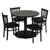 Brazilian Maple 36"RD Table Set- OCS-118