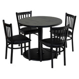 Brazilian Maple 36"RD Table Set- OCS-118