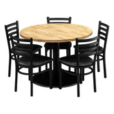 Brazilian Maple 42"RD Table Set - OCS-100