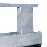 Pine Slat Back Booth