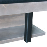 Pine Slat Back Booth