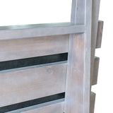 Pine Slat Back Booth