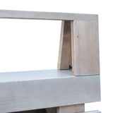 Pine Slat Double Booth