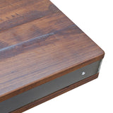 Rustic Maple Table Top with Metal Edge