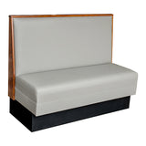 Plain Back Wood Panel Single Booth