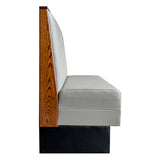 Plain Back Wood Panel Single Booth