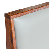 Plain Back Wood Panel Single Booth