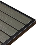 Miami Patio Table - 30"x48" - Gray