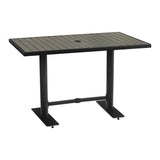 Miami Patio Table - 30"x48" - Gray