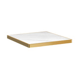 Cafe Crystal Table Tops - White