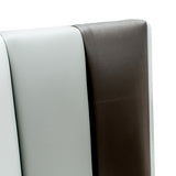 Channel Back Booth - 8" Vertical Channels