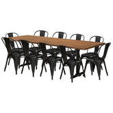 Poplar 30" x 96" Table Set - OCS-113