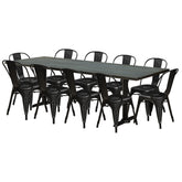 Poplar 30" x 96" Table Set - OCS-118