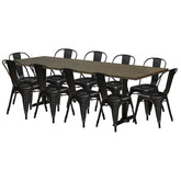 Poplar 30" x 96" Table Set - OCS-119