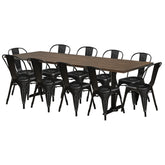 Poplar 30" x 96" Table Set - OCS-228