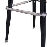 Black Swivel Barstool