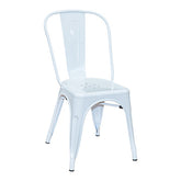 Pari's Metal Chair - White