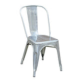 Pari's Metal Chair - Gun Metal