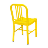 Steel Coffee House Chair - Yellow