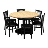 Brazilian Maple 48"RD Table Set - OCS-100