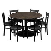 Brazilian Maple 48"RD Table Set - OCS-119