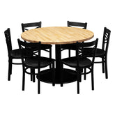 Brazilian Maple 48"RD Table Set - OCS-100