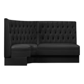 Tufted Back L-Shape Booth