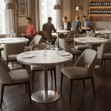 Brazilian Maple Round Table Top - Pewter