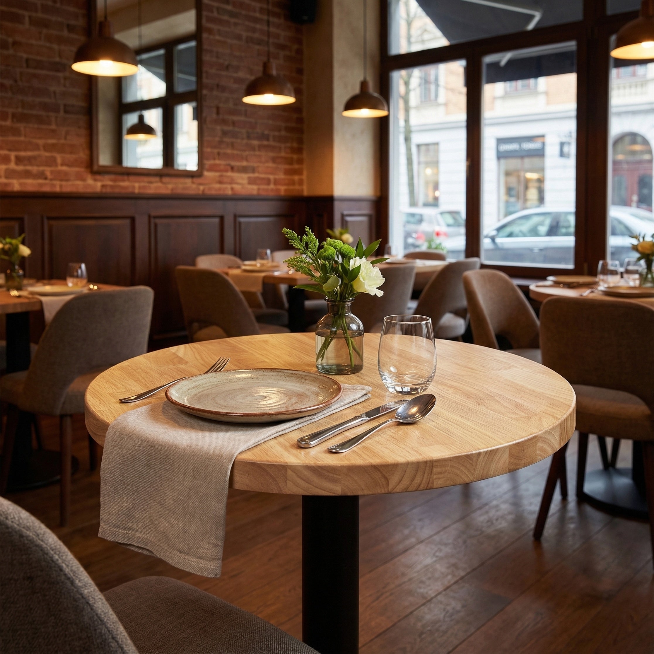 Brazilian Maple Top | Barn Furniture – Restaurant Seating