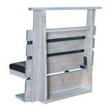 Pine Slat Back Booth