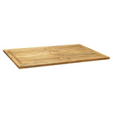 Teak Patio Table Top - Rectangular