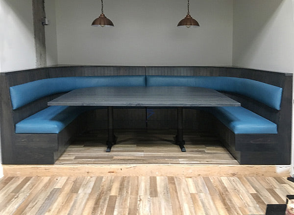 Pine U-Shaped Booth – Restaurant Seating