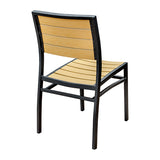 Miami Patio Side Chair - Black