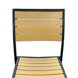 Miami Patio Side Chair - Black