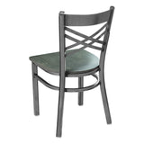 Hashtag Metal Chair - Gun Metal - 118