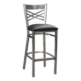 Hashtag Metal Barstool - Gun Metal