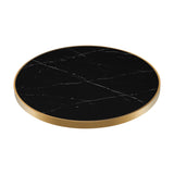 Cafe Crystal Round Tops - Black