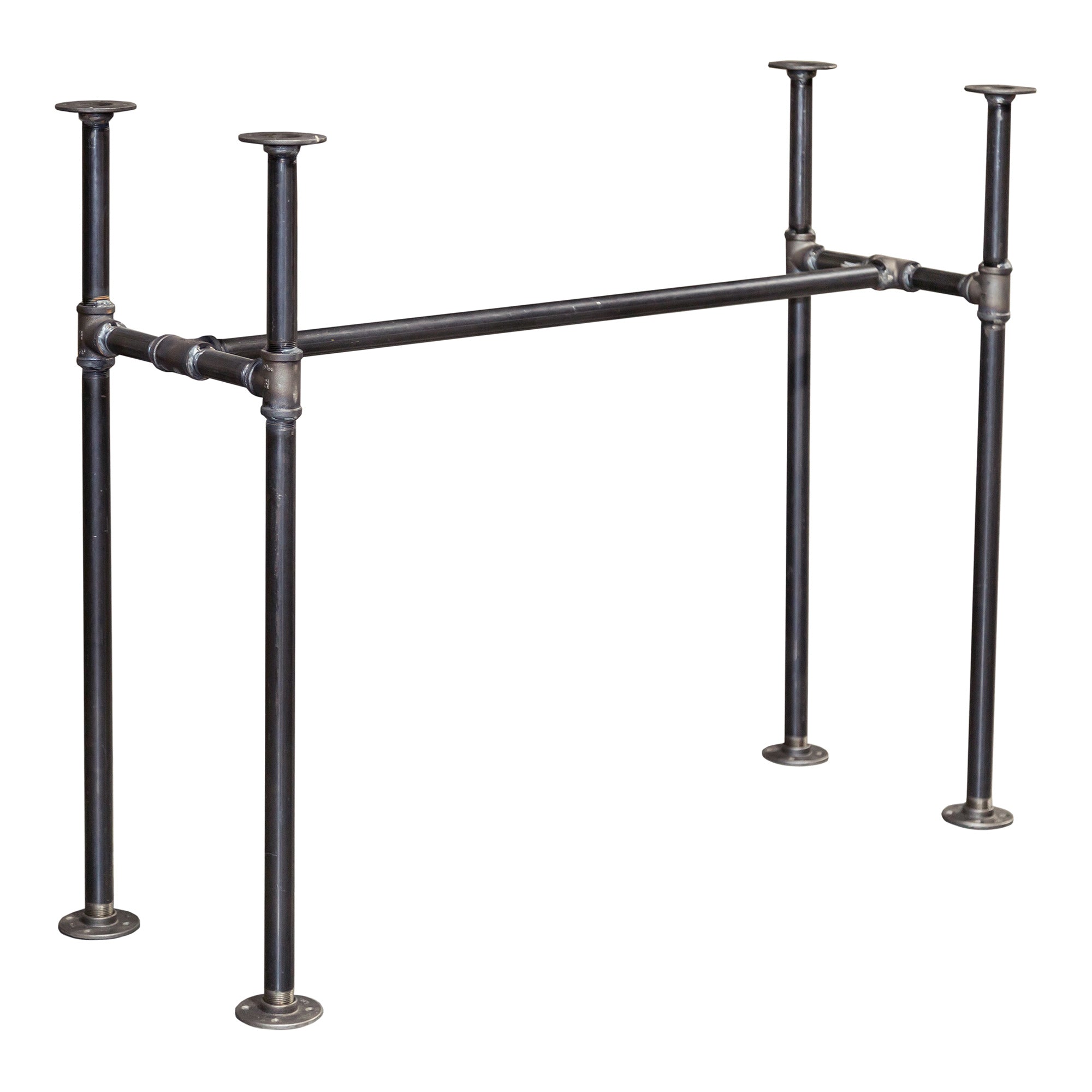 Industrial Pipe Table Base - Bar Height – Restaurant Seating