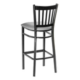 Metal School House Barstool -Gray