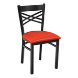 Hashtag Metal Chair - Red