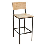 Industrial Metal Barstool