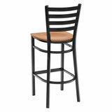 Ladder Back Barstool - Cherry