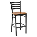 Ladder Back Barstool - Cherry