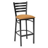 Ladder Back Barstool - Tan