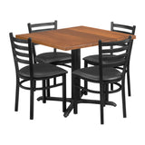 Poplar 36" x 36" Dining Table Set OCS-104 HP