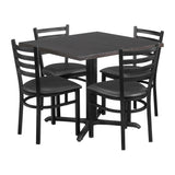 Poplar 36" x 36" Dining Table Set OCS-230