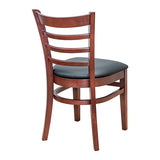 Ladder Back Side Chair - Mahogany