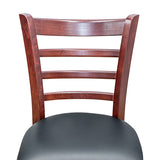 Ladder Back Side Chair - Mahogany